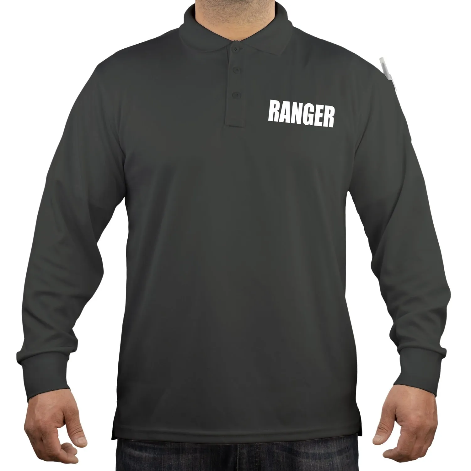 100% Polyester Ranger Tactical Performance Polo Long Sleeve Shirt