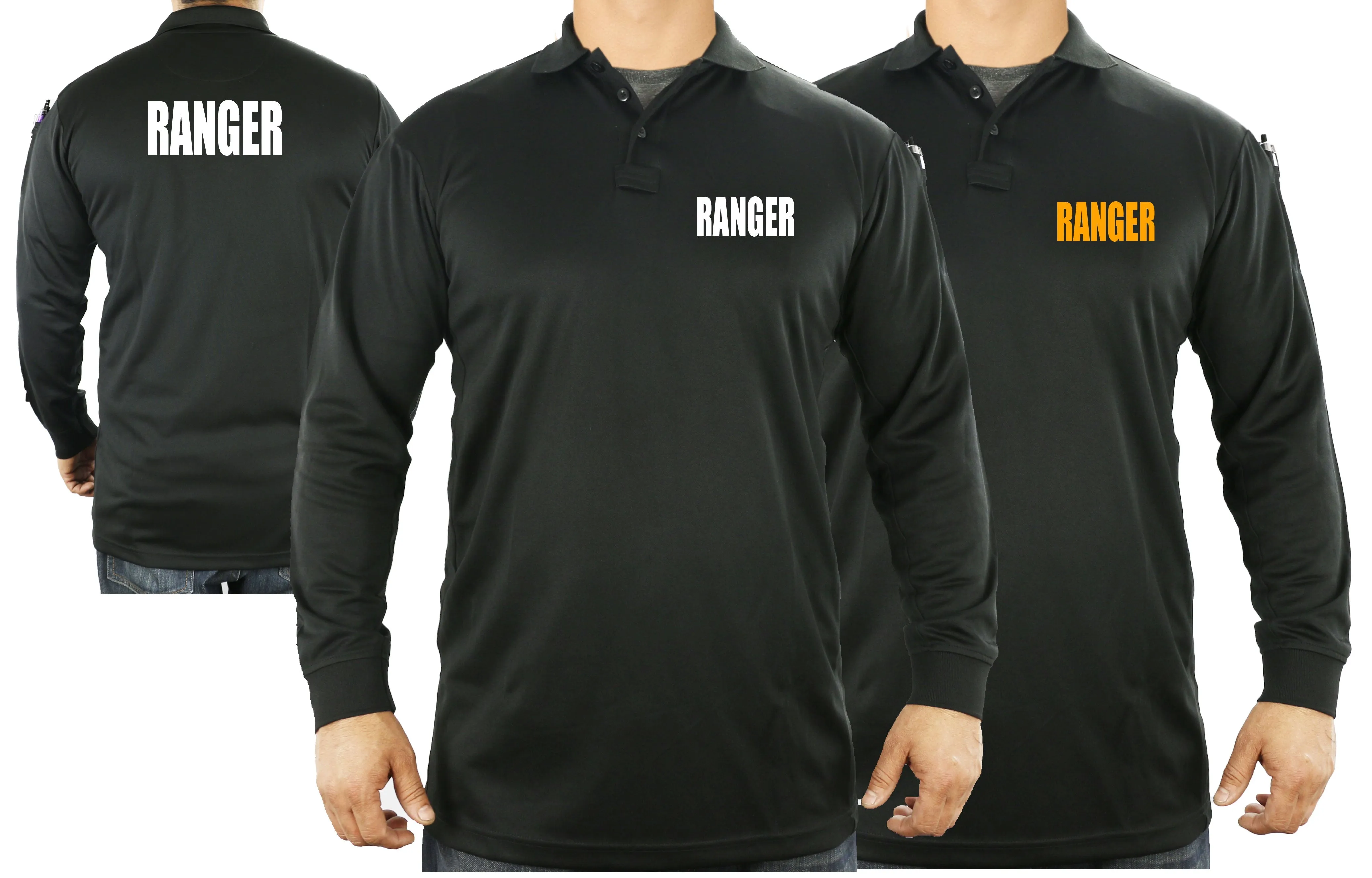 100% Polyester Ranger Tactical Performance Polo Long Sleeve Shirt