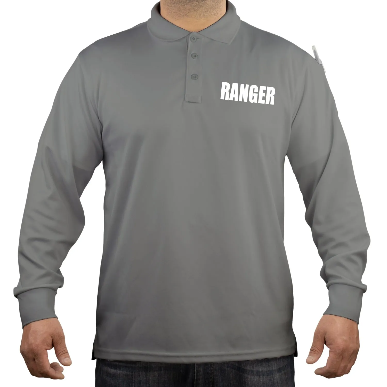 100% Polyester Ranger Tactical Performance Polo Long Sleeve Shirt