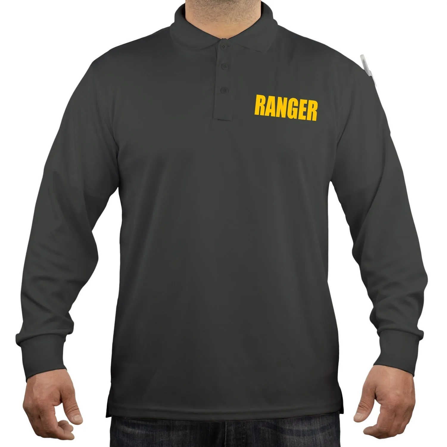 100% Polyester Ranger Tactical Performance Polo Long Sleeve Shirt