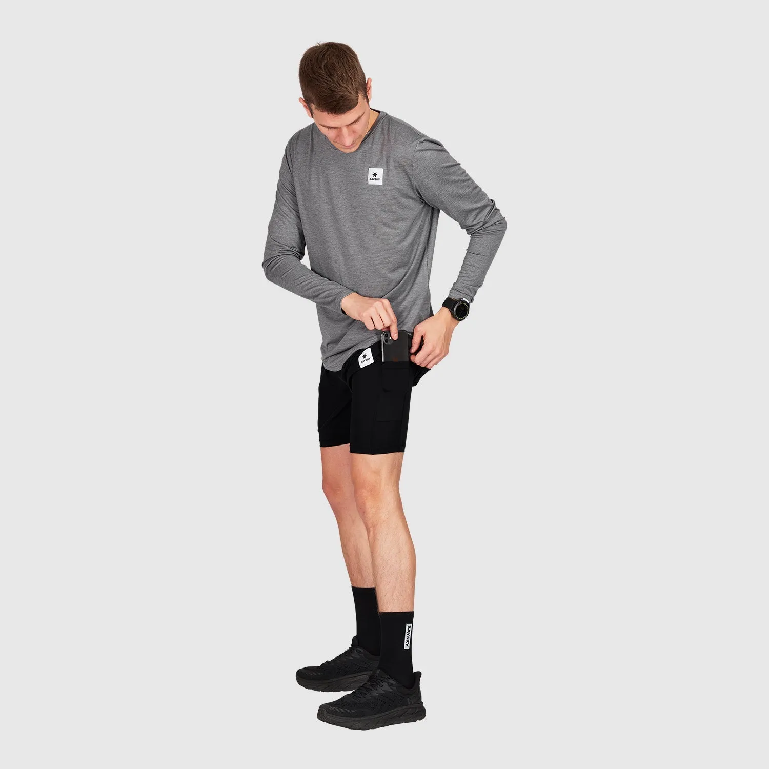 2 In 1 Pace Shorts 5" Heren