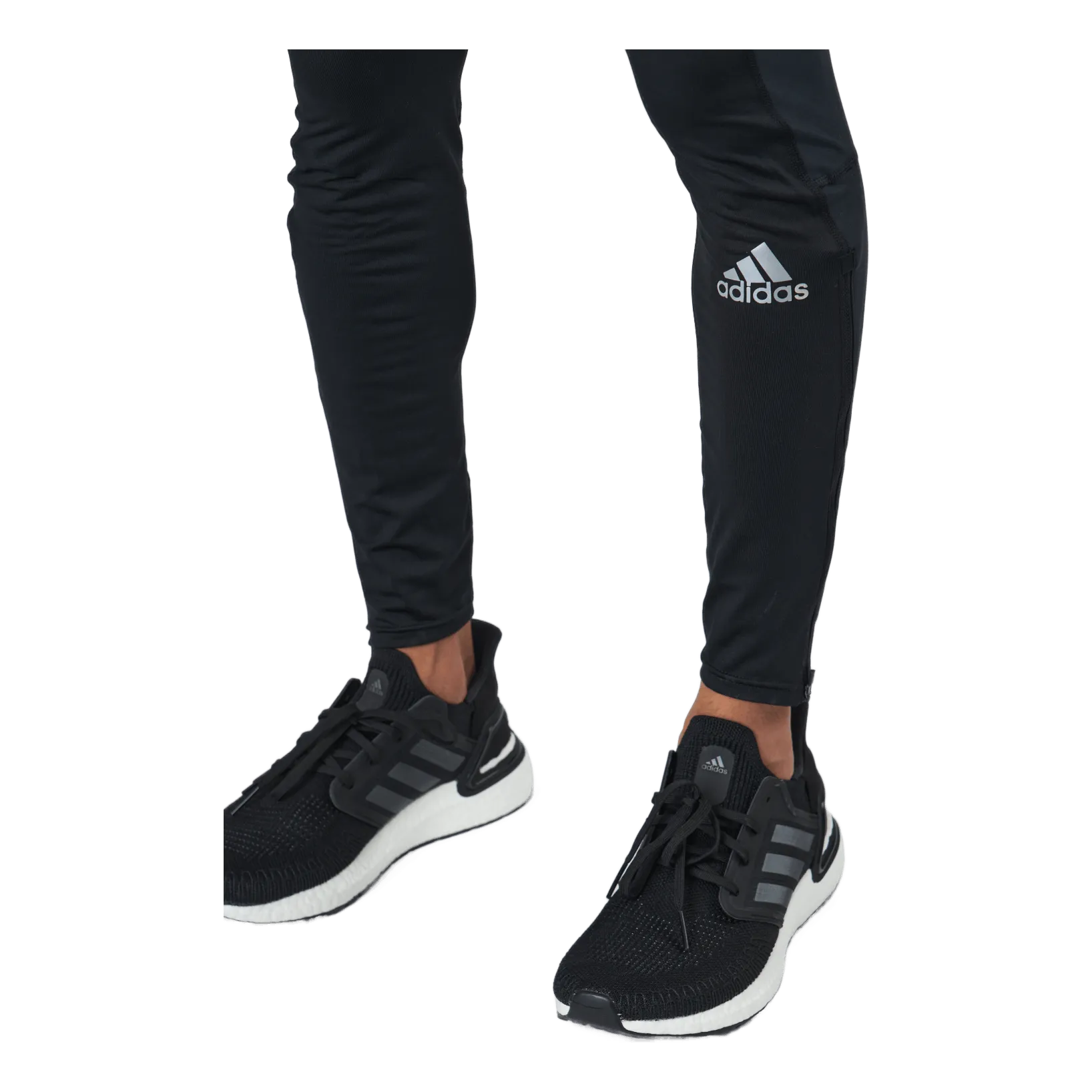 Adidas Saturday Warm Running Leggings Men Black