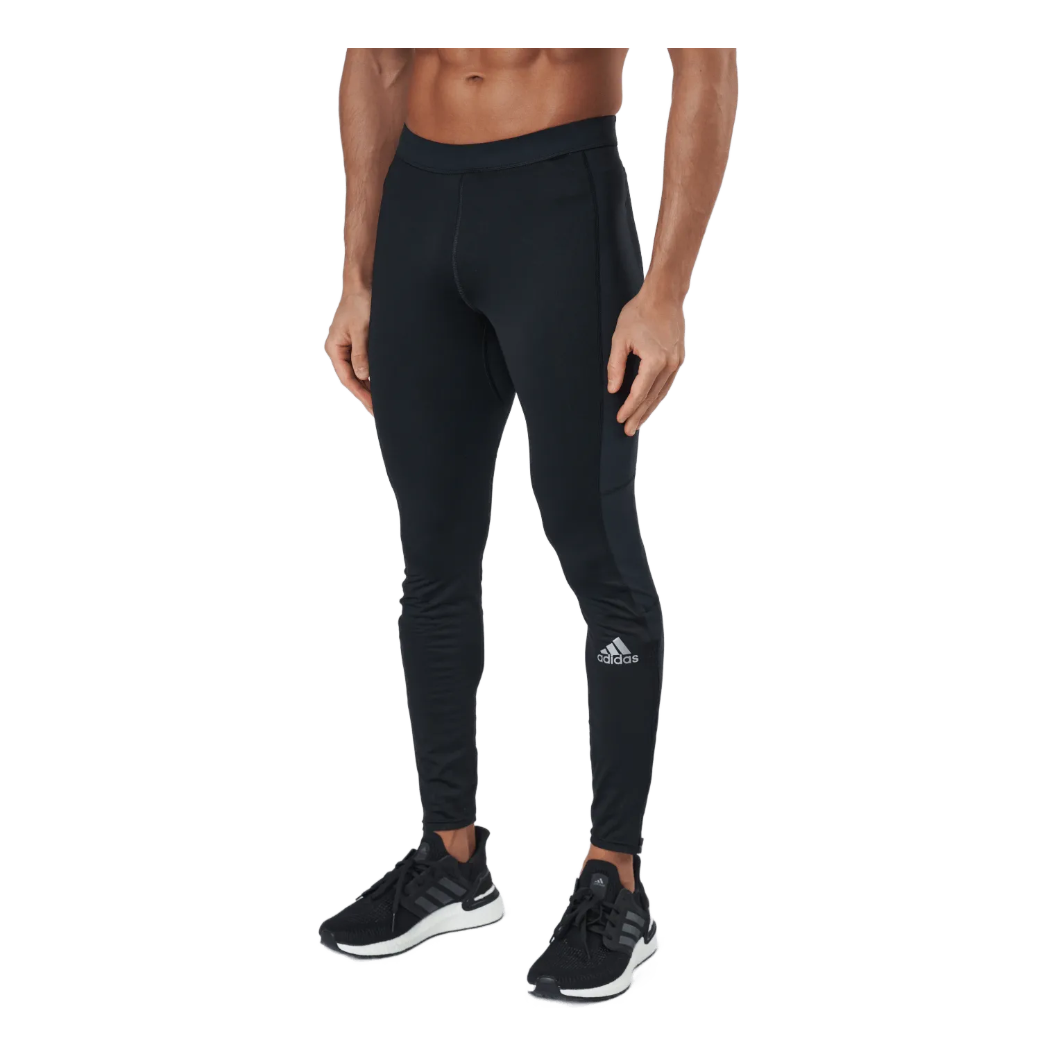 Adidas Saturday Warm Running Leggings Men Black