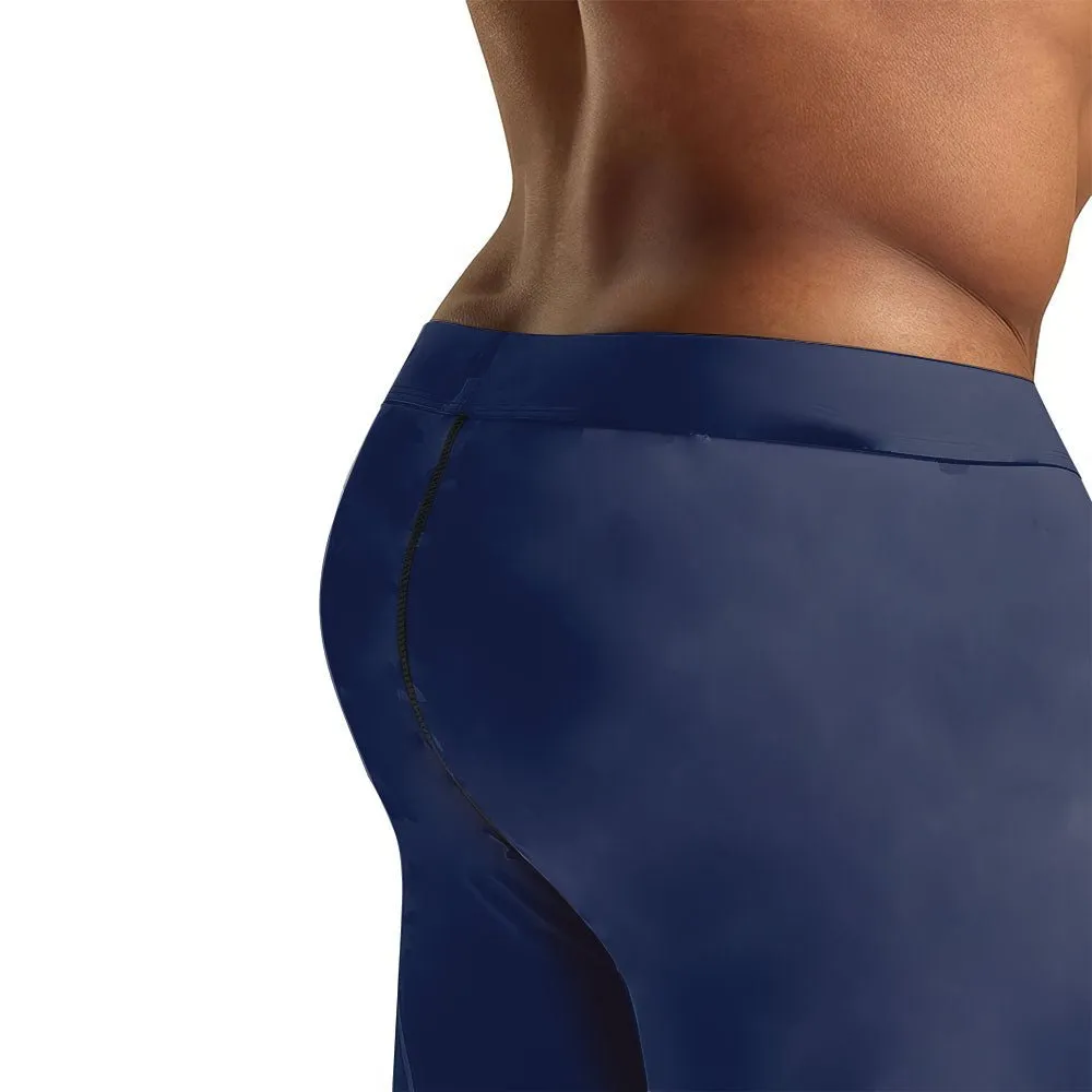 American Flag Blue Men's Compression Leggings