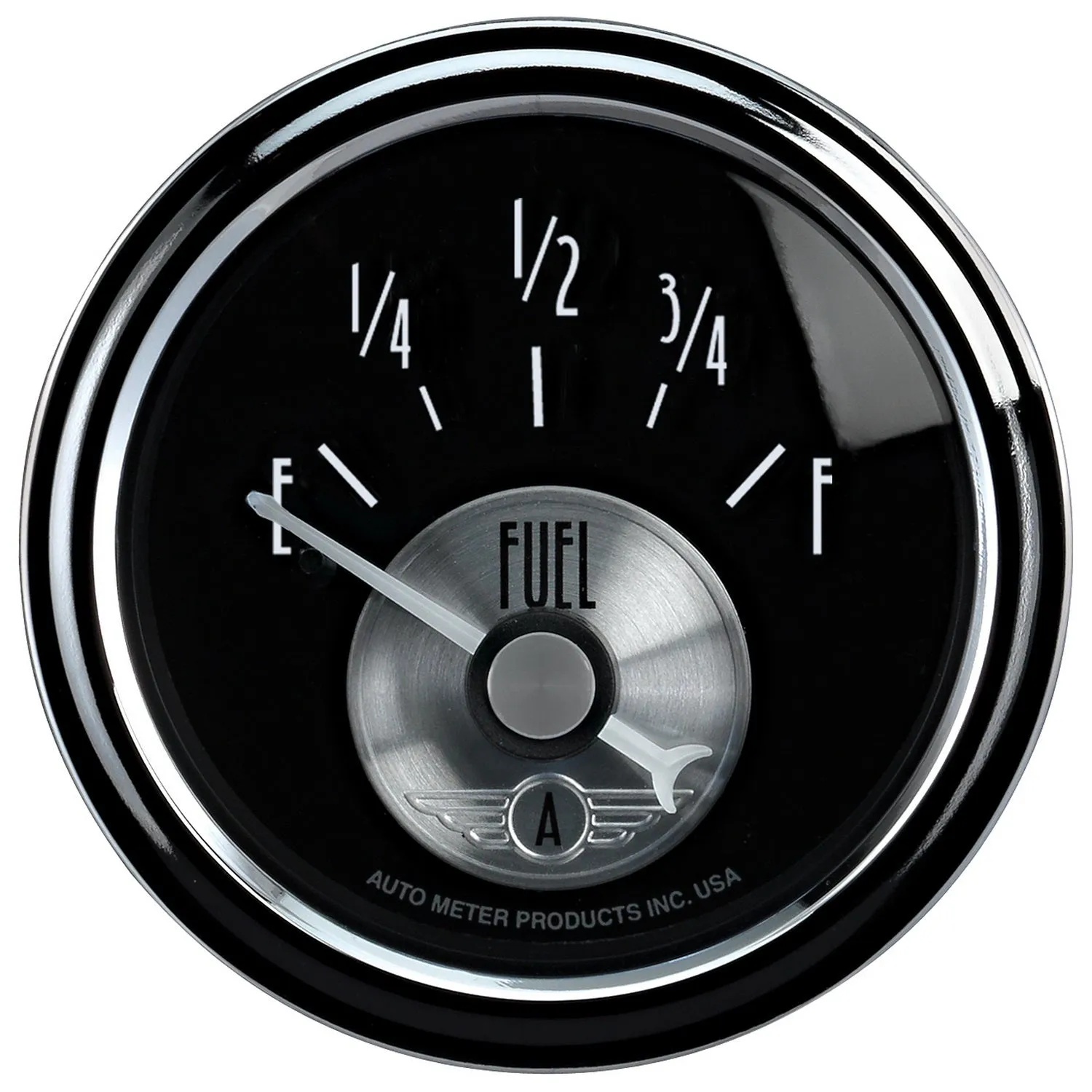 AutoMeter 2016 GAUGE; FUEL LEVEL; 2 1/16in.; 240OE TO 33OF; ELEC; PRESTIGE BLK. DIAMOND