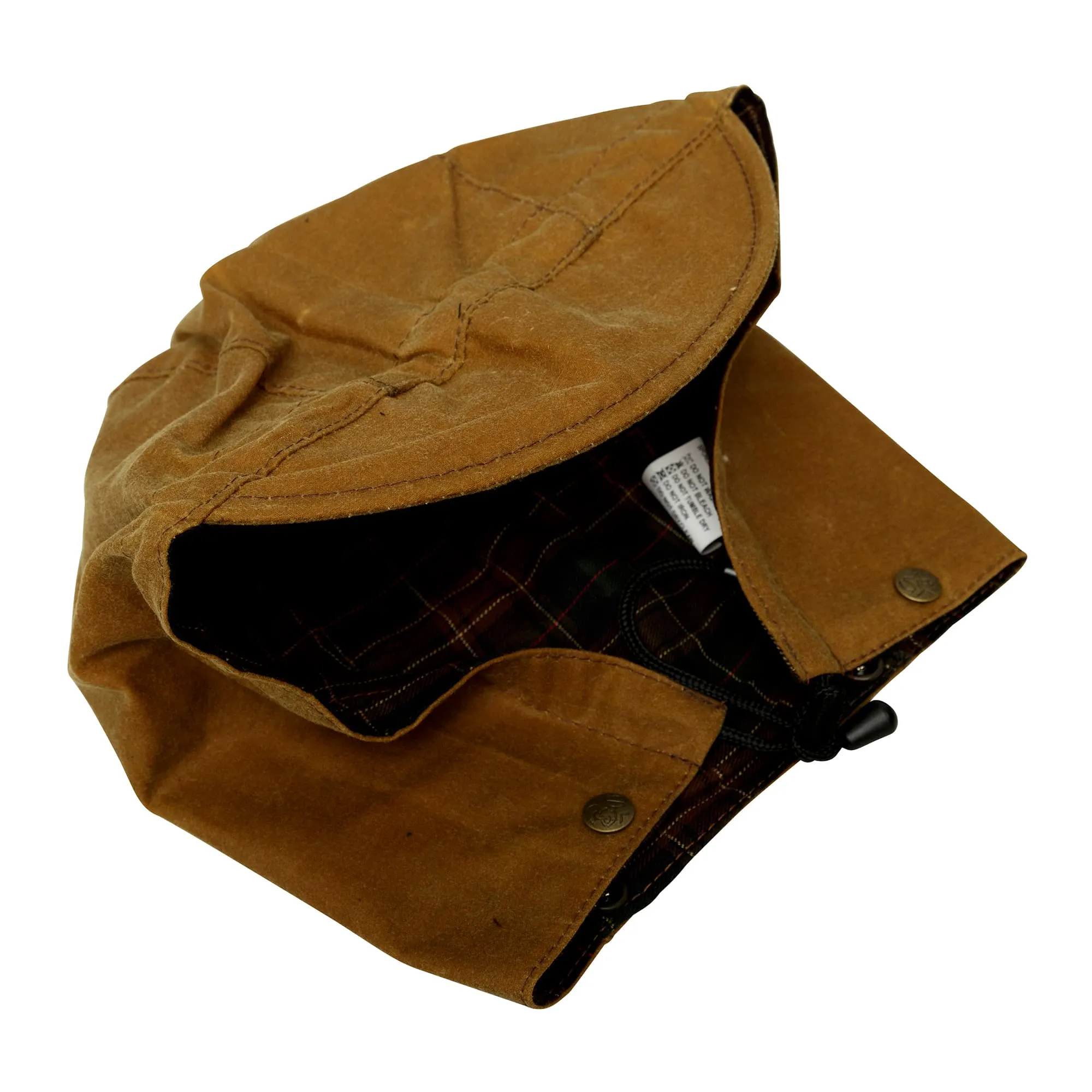 Burke & Wills Detachable Oilskin Hood | Brown or Sand