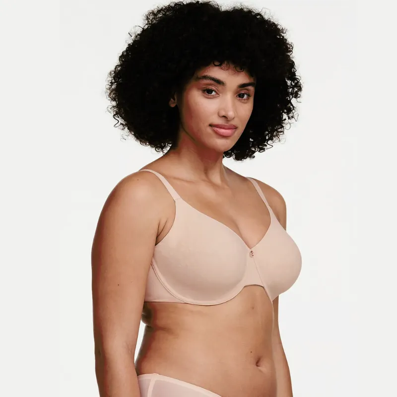 Chantelle Comfort Chic Minimizer Bra Soft Pink