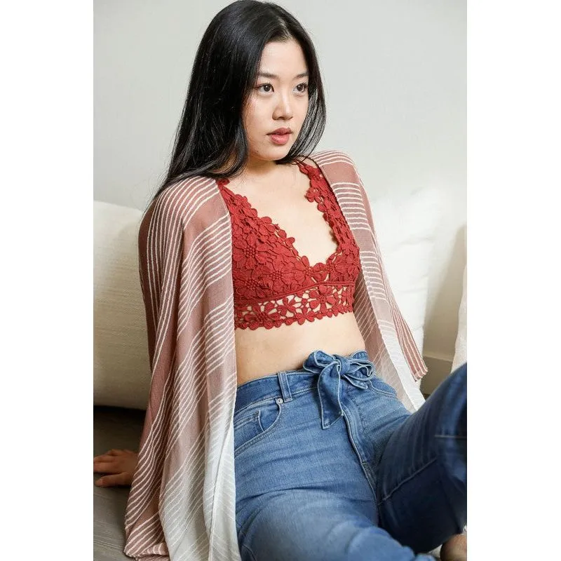 Crochet Daisy Longline Bralette