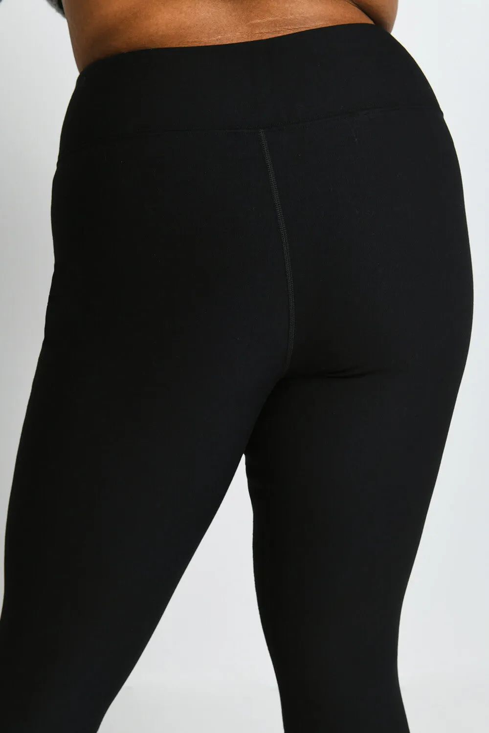 Curve Winter Everyday High Waisted Leggings - Black