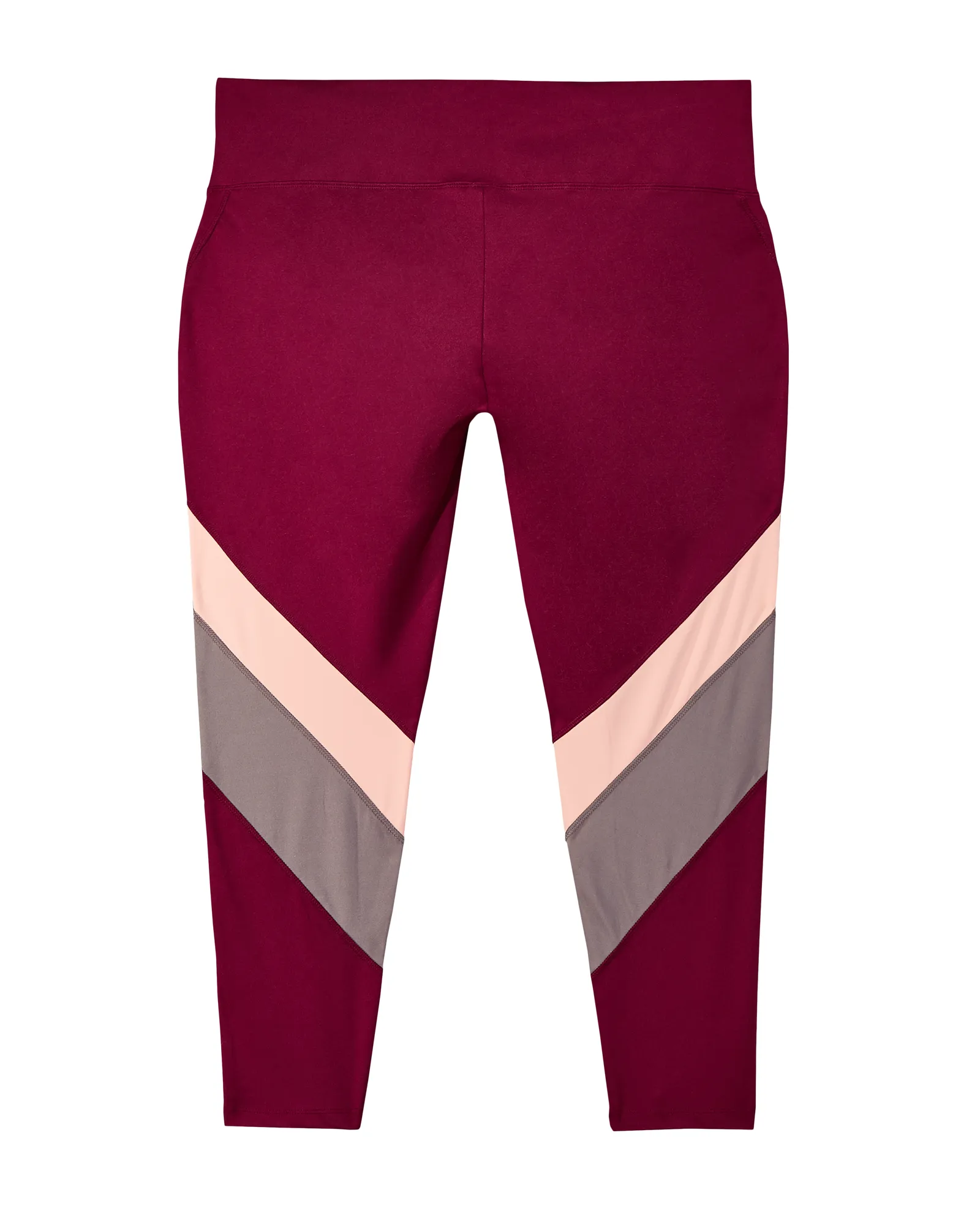 Devoe Leggings | Burgundy / Peach