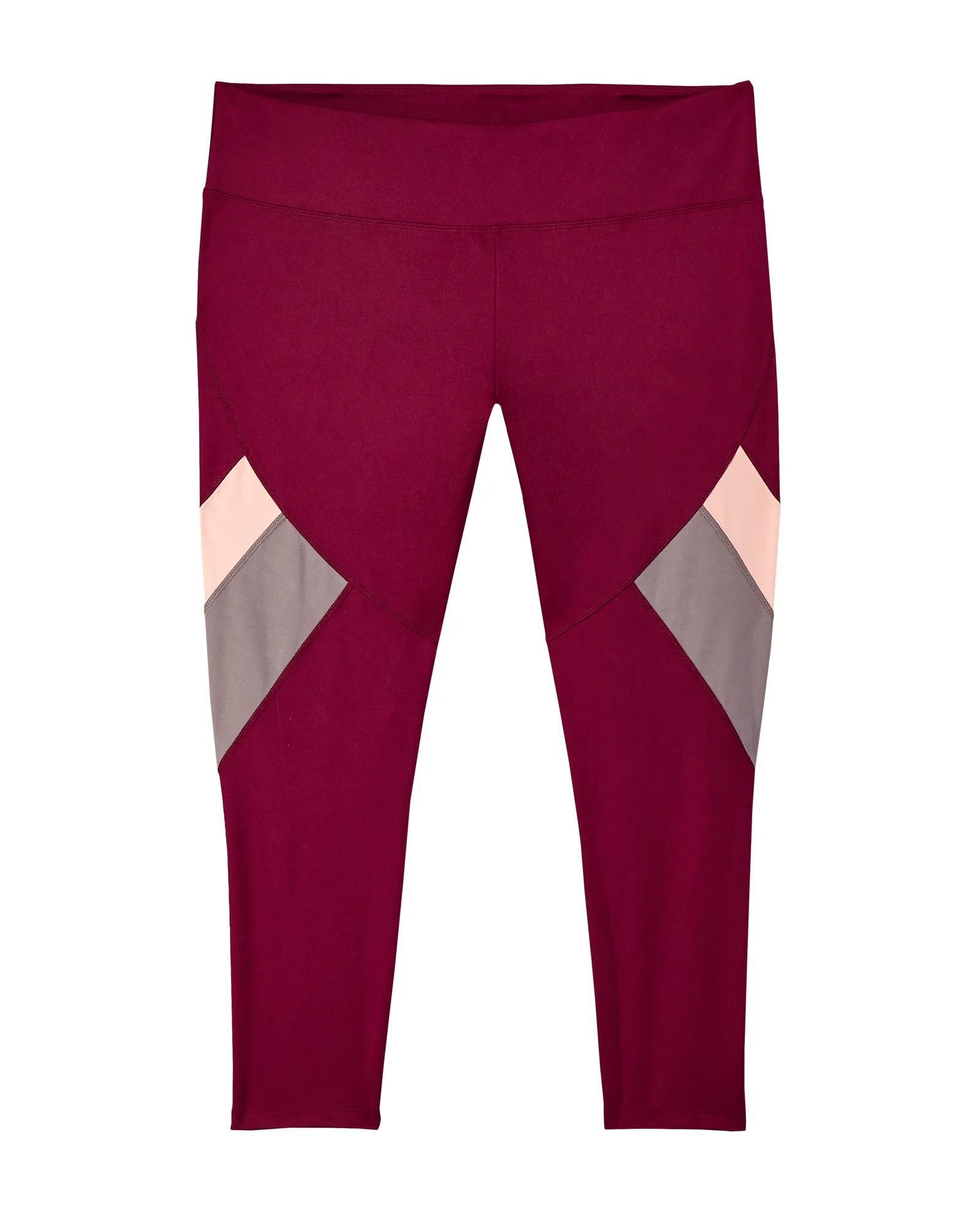 Devoe Leggings | Burgundy / Peach