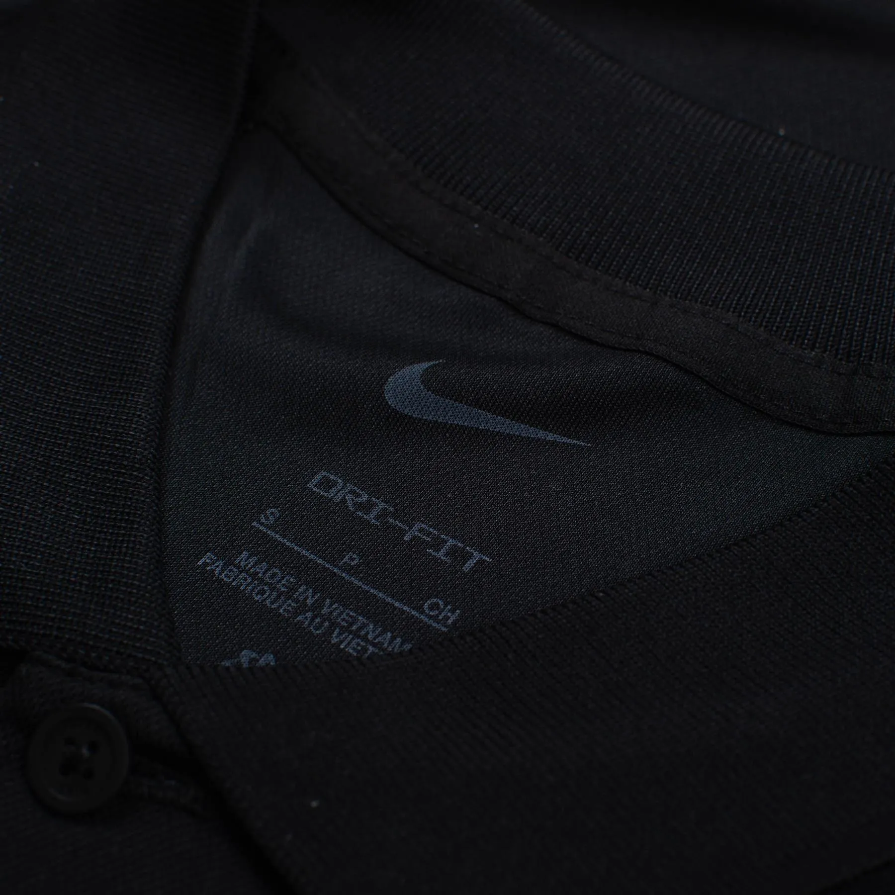 Dri-FIT Victory Solid LS Polo Black - 2024