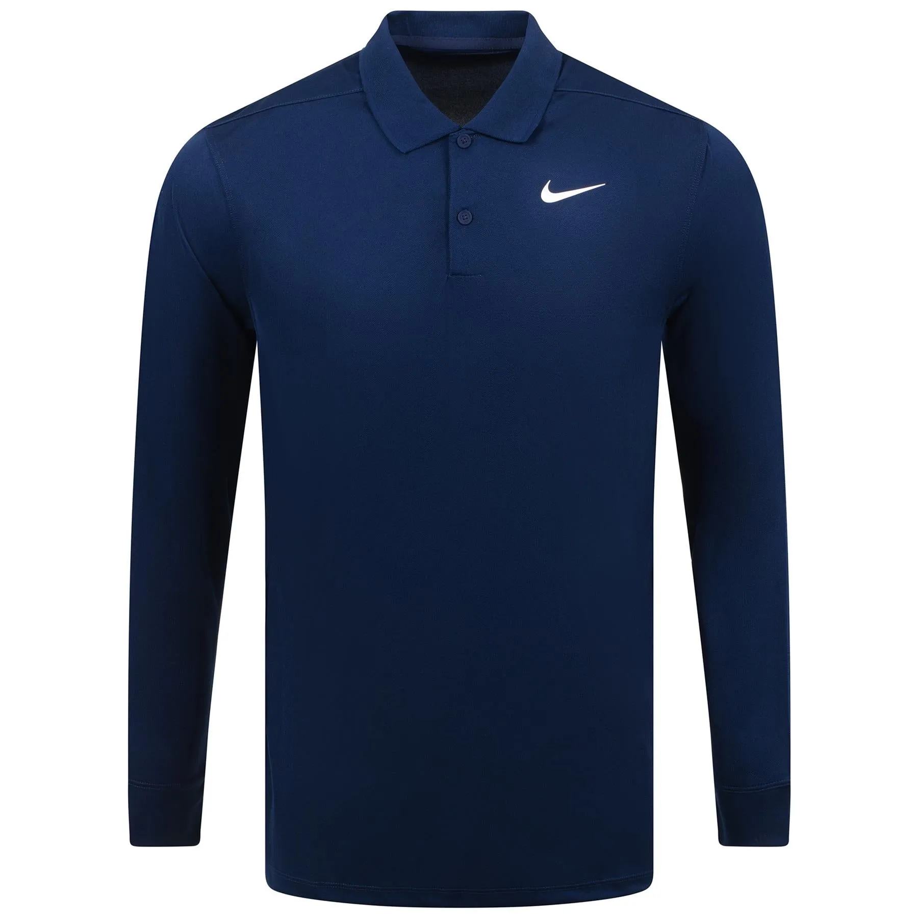 Dri-FIT Victory Solid LS Polo Navy - 2024