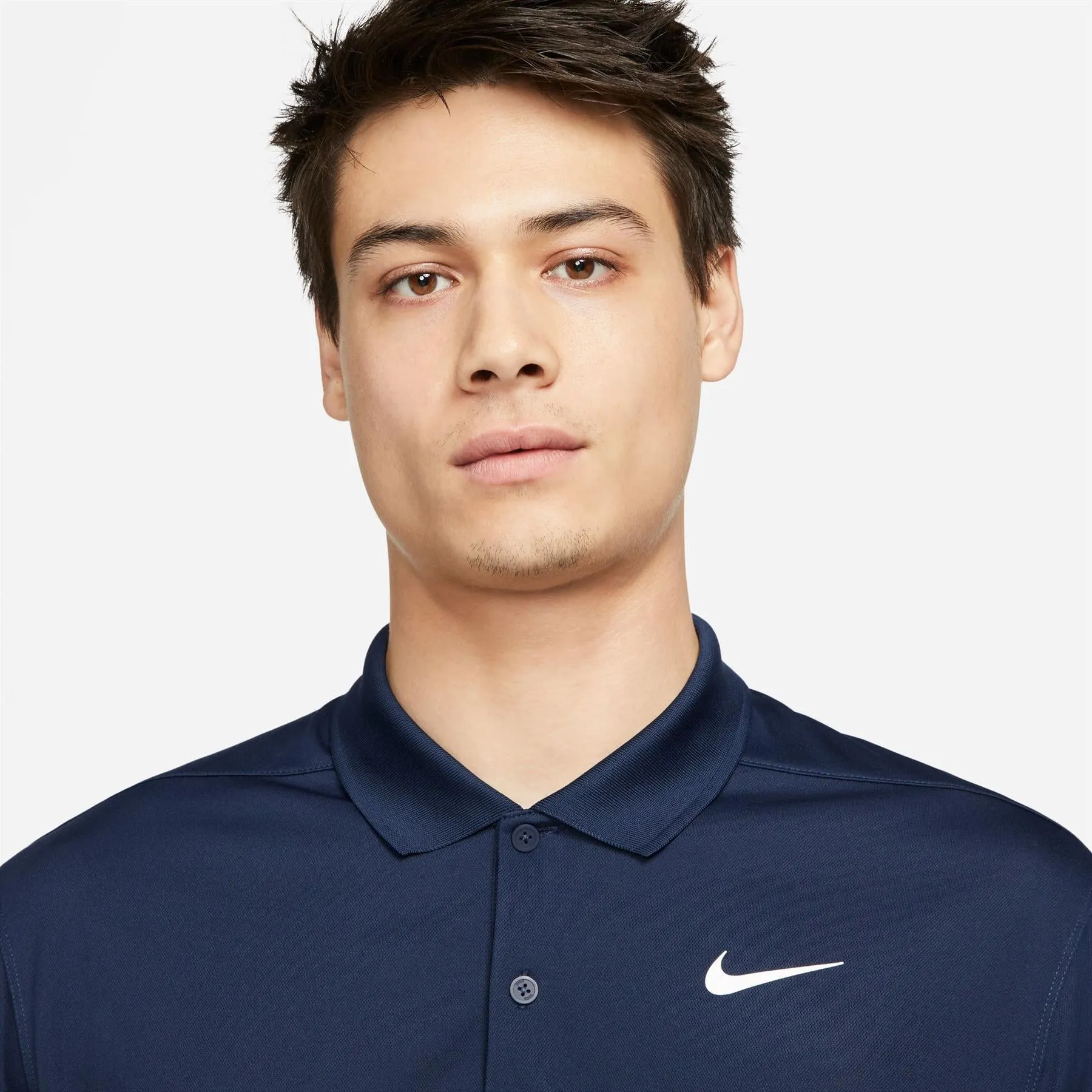 Dri-FIT Victory Solid LS Polo Navy - 2024
