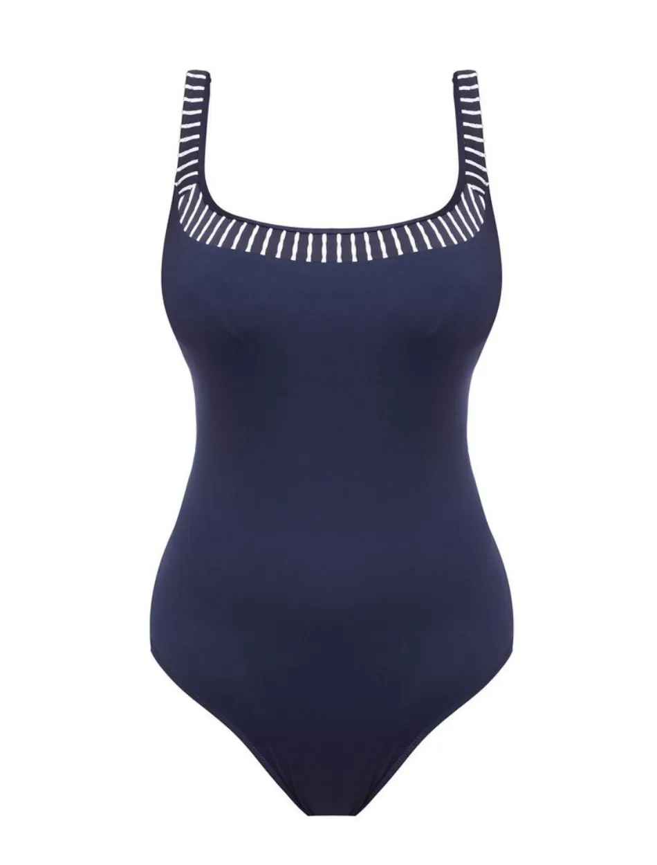 Fantasie San Remo Underwire Scoop Back One Piece Swimsuit, Ink