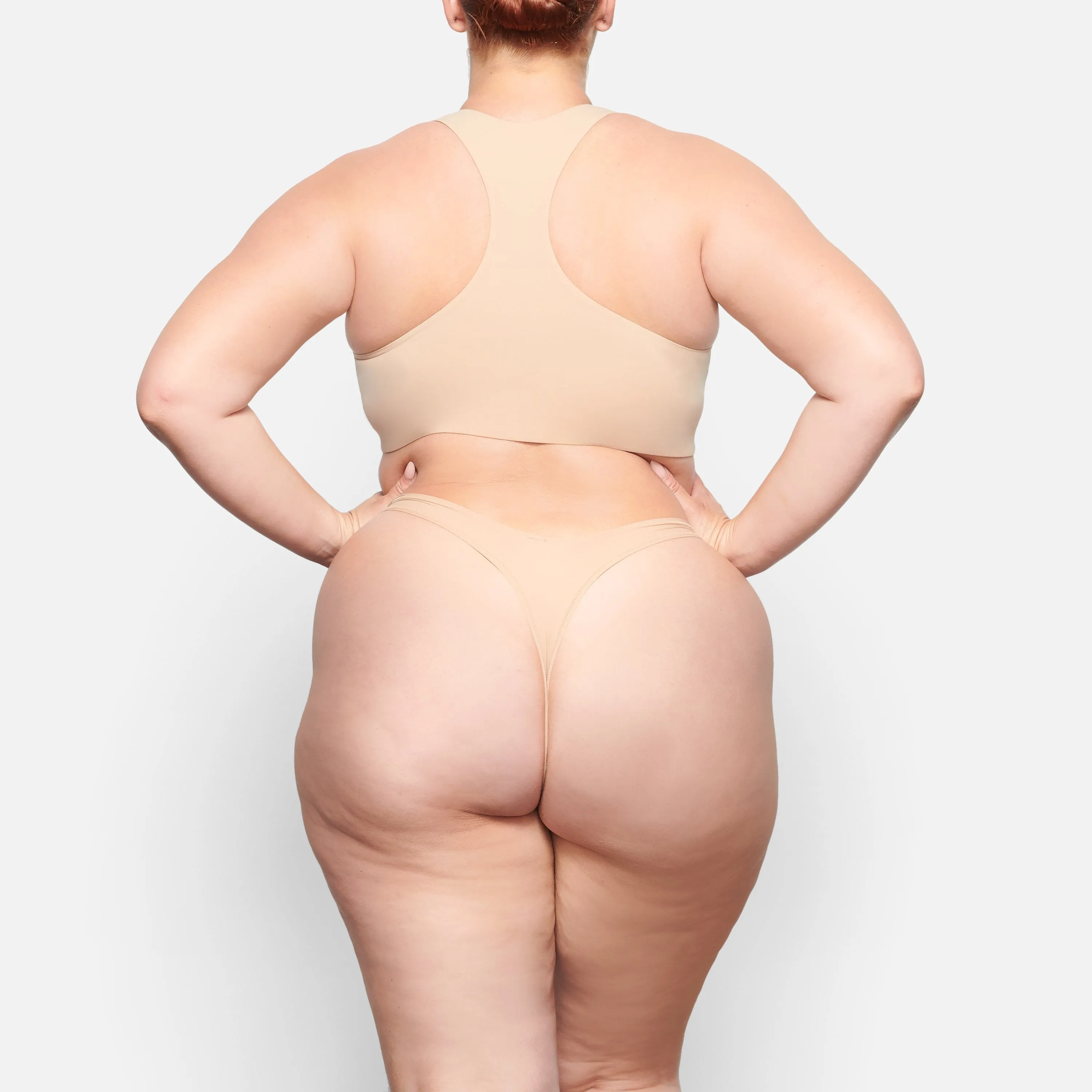 FITS EVERYBODY HIGH NECK BRA | CLAY