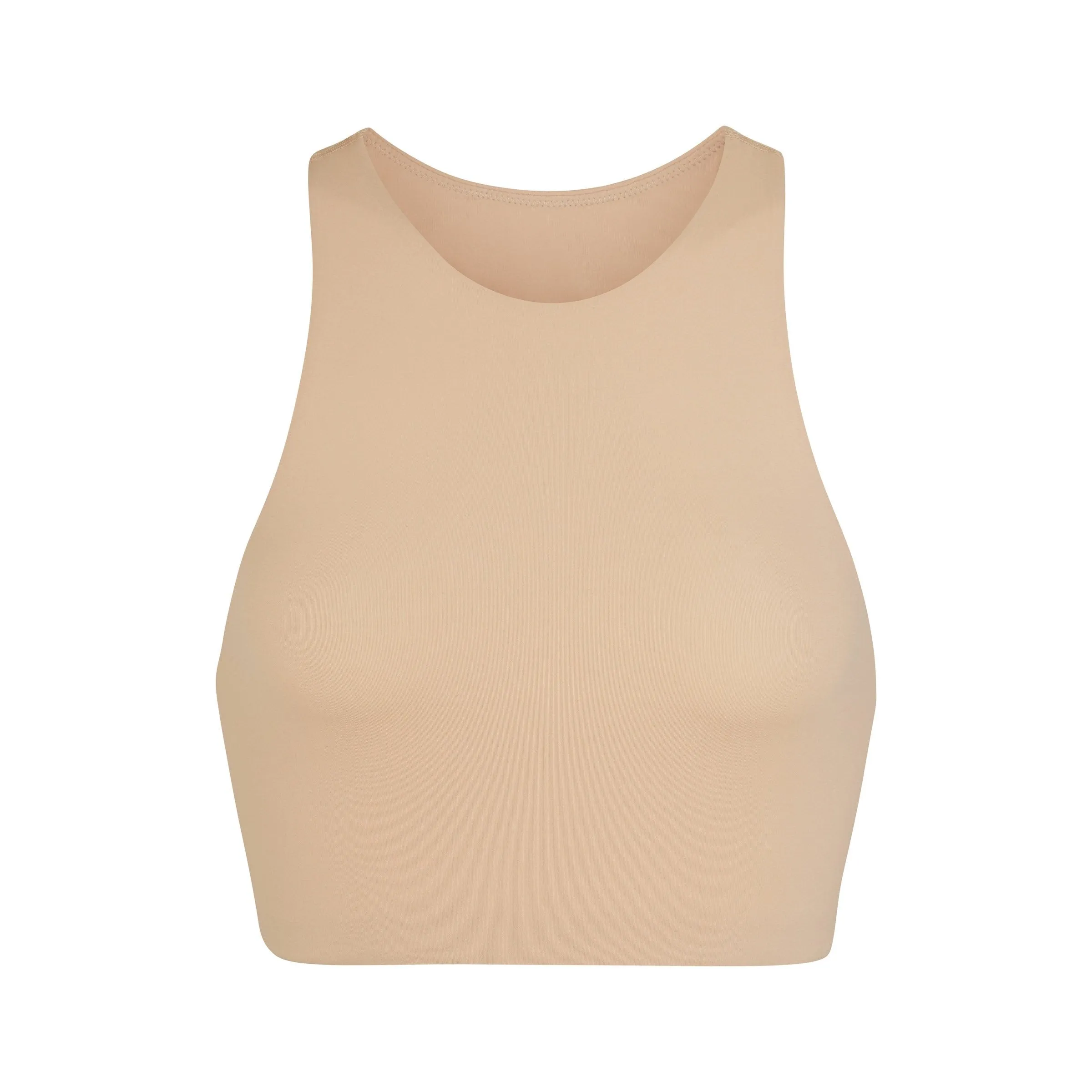FITS EVERYBODY HIGH NECK BRA | CLAY