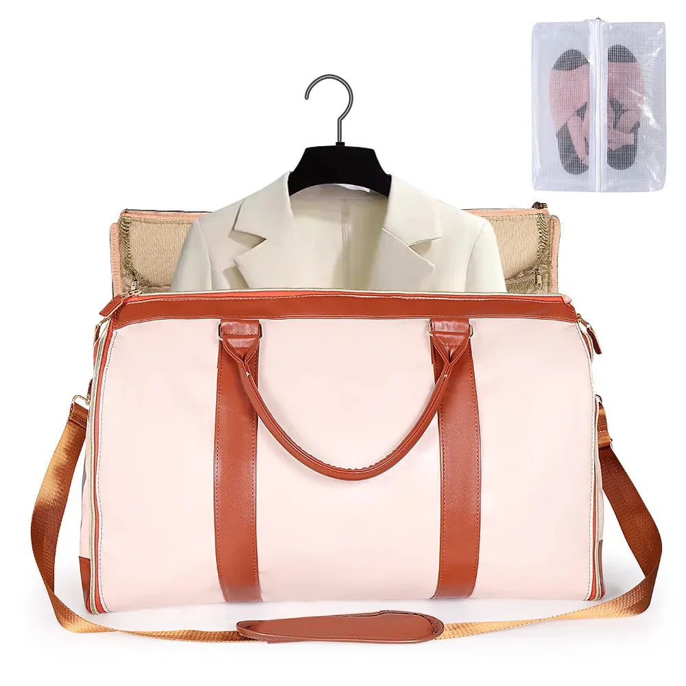 Foldable travel bag for leisure and business trip