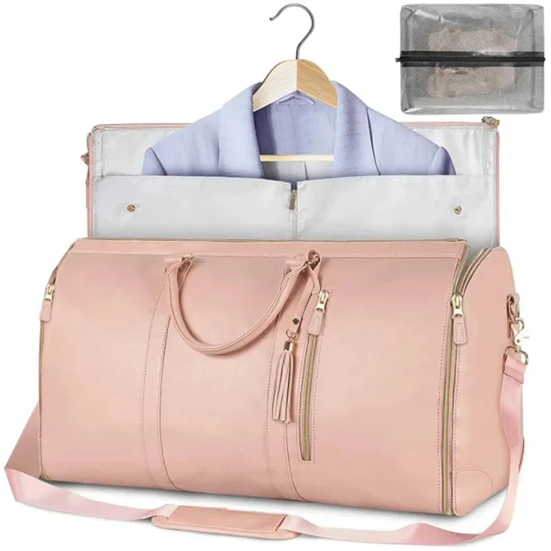 Foldable travel bag for leisure and business trip