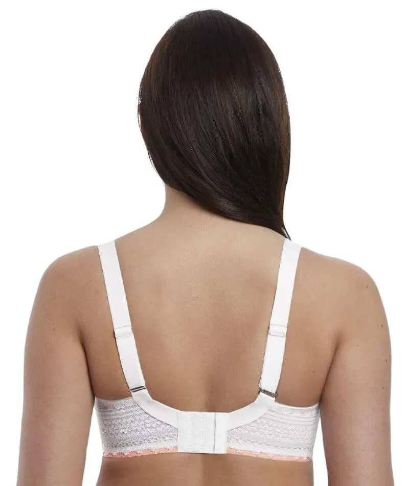 Freya Daisy Lace Underwire Balcony K Cup Bra - White