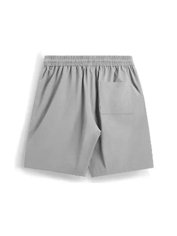 Grey Lightweight Shorts with Large Pockets