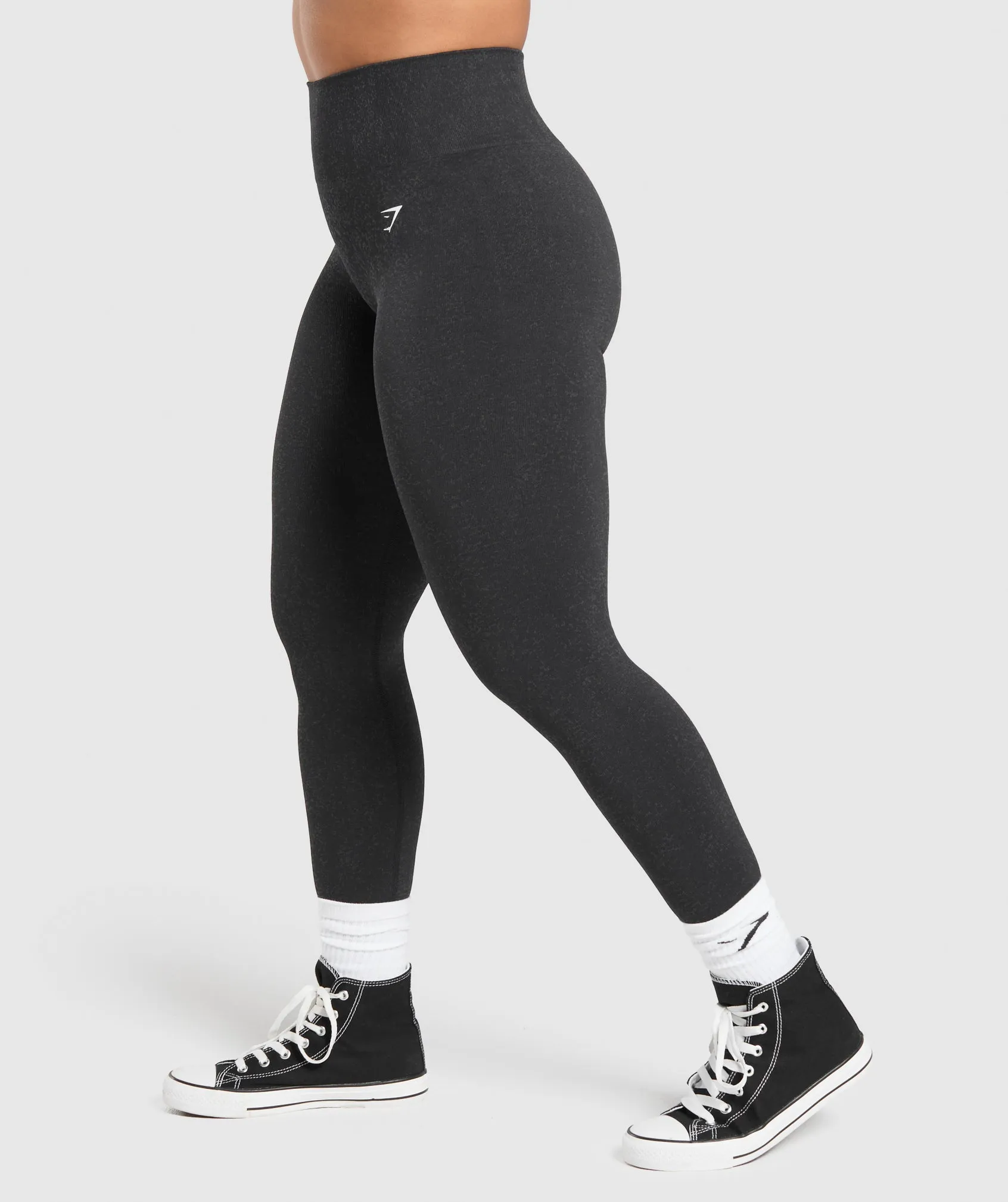 Gymshark Adapt Fleck Seamless Leggings - Mineral/Black