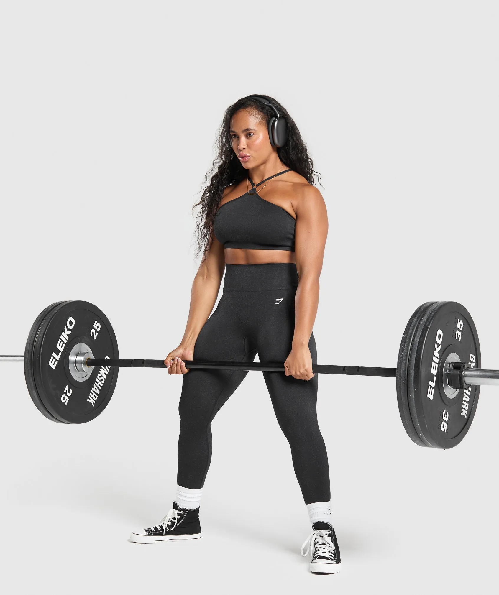 Gymshark Adapt Fleck Seamless Leggings - Mineral/Black