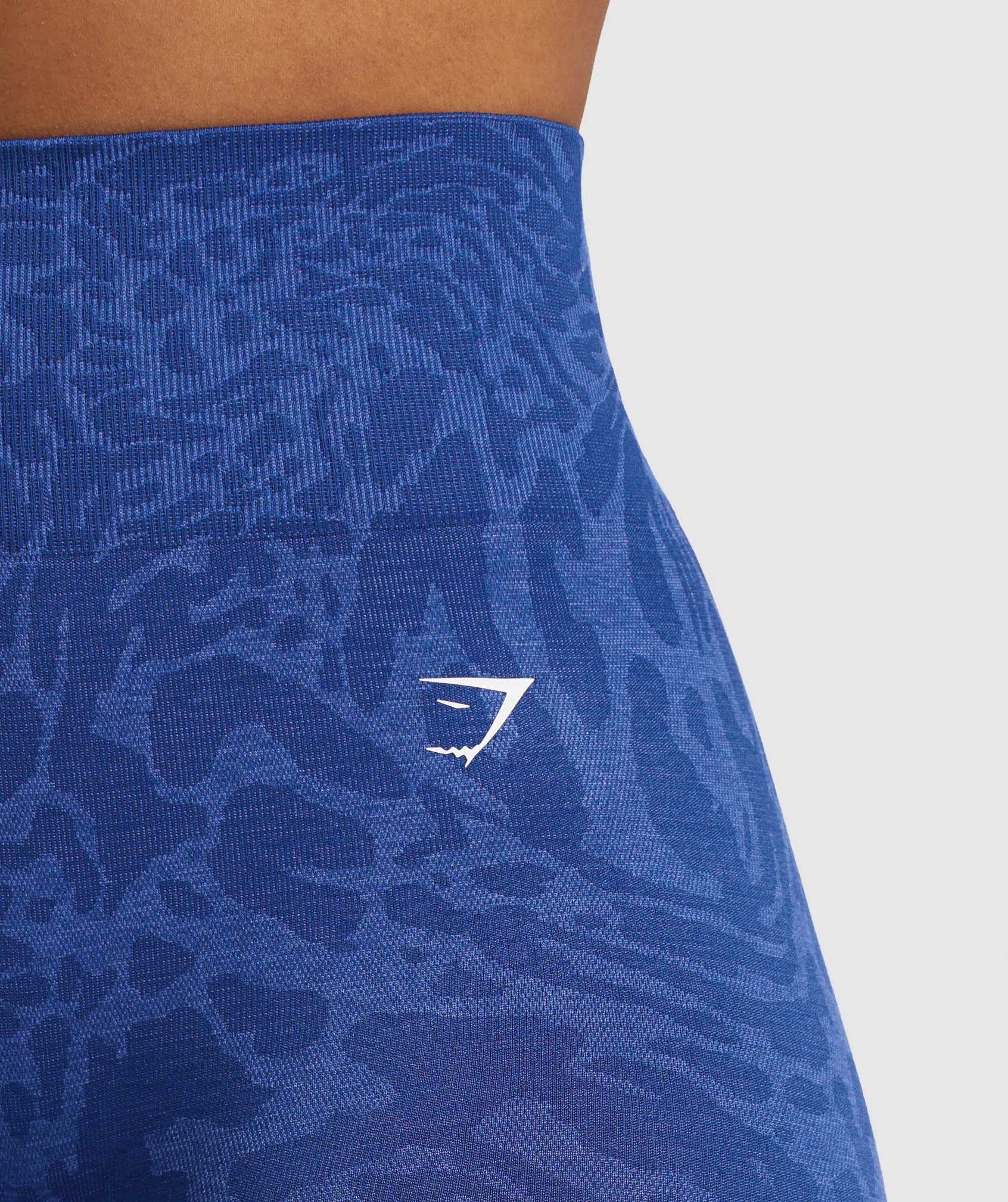 Gymshark Adapt Safari Seamless Leggings - Wave Blue/Iris Blue