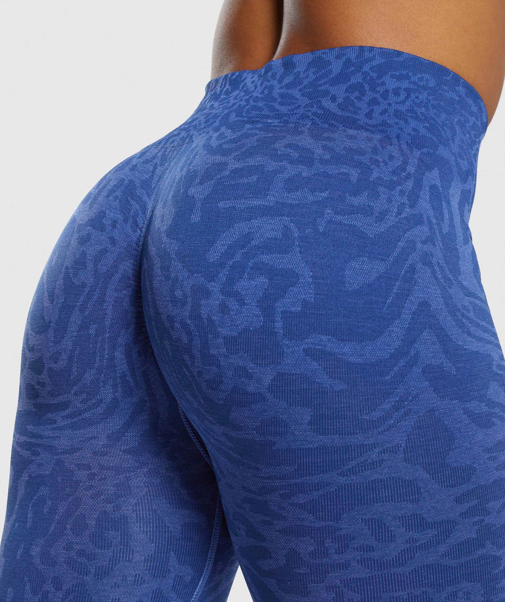 Gymshark Adapt Safari Seamless Leggings - Wave Blue/Iris Blue