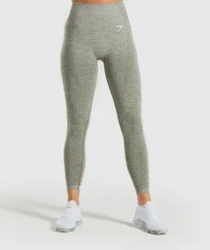 Gymshark Vital Seamless Leggings - Khaki Marl