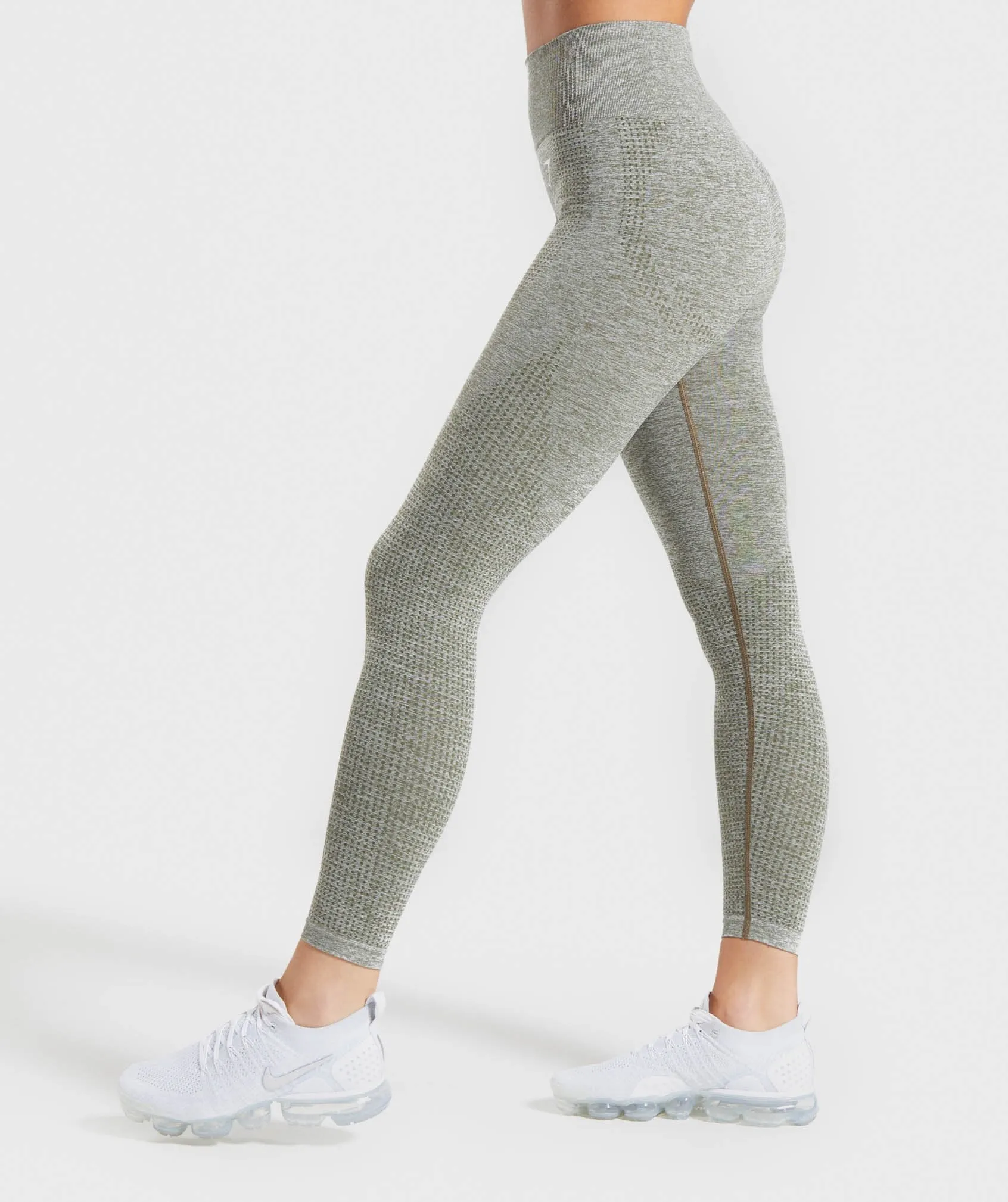 Gymshark Vital Seamless Leggings - Khaki Marl