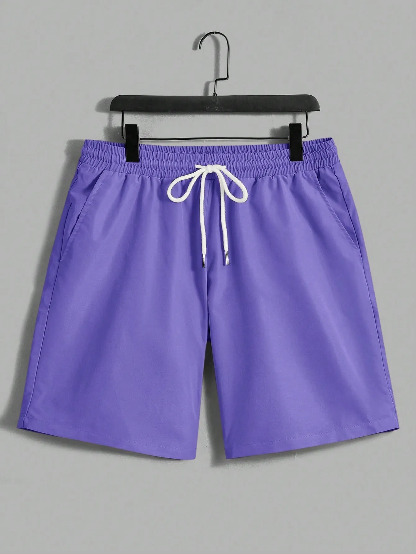 Manfinity EMRG Men's Knitted Short Sleeve Top And Woven Shorts Set