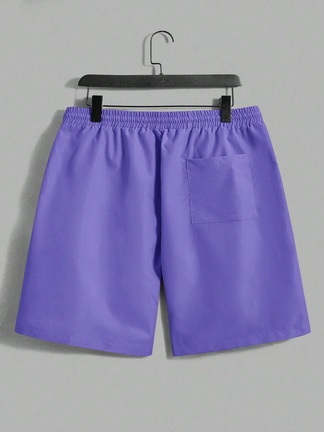 Manfinity EMRG Men's Knitted Short Sleeve Top And Woven Shorts Set