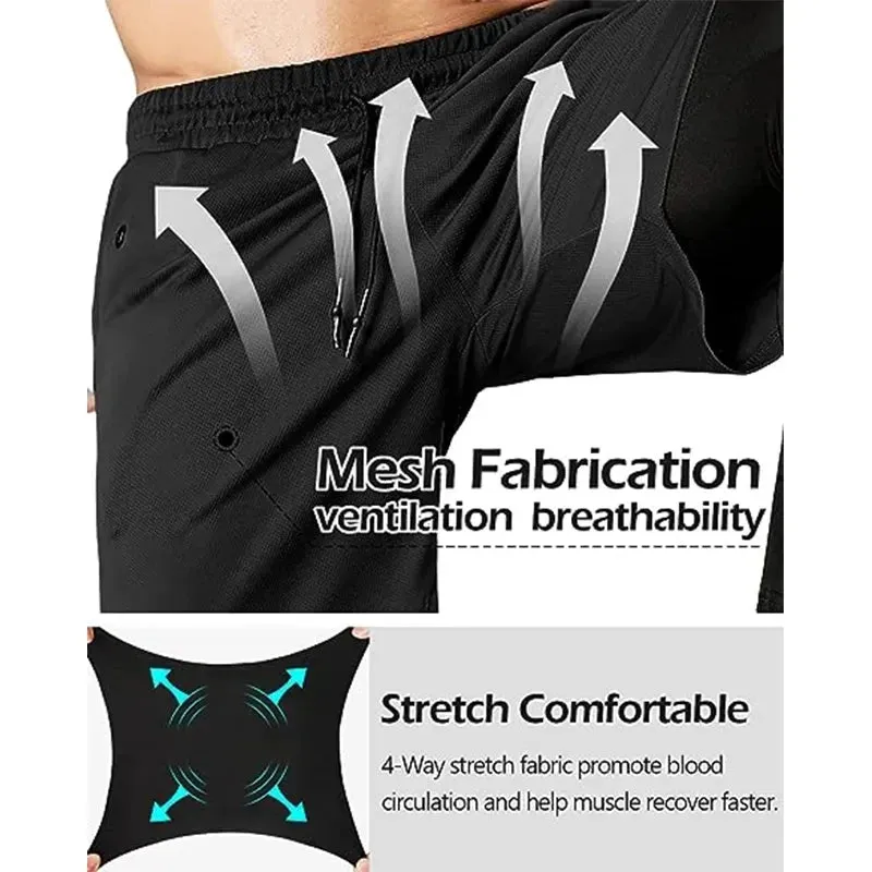 Men's 2-in-1 Compression Running Pants