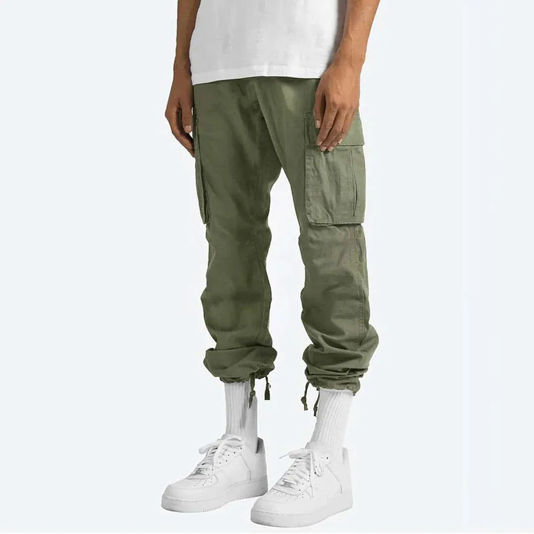 Men's Cargo Trousers  Loose Fit  Multi-Pocket  Outdoor & Fitness  Multiple Colours
