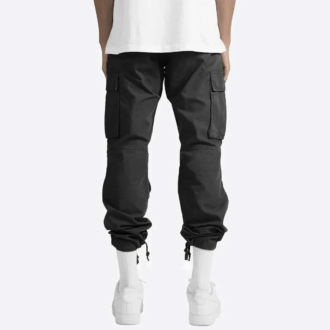 Men's Cargo Trousers  Loose Fit  Multi-Pocket  Outdoor & Fitness  Multiple Colours
