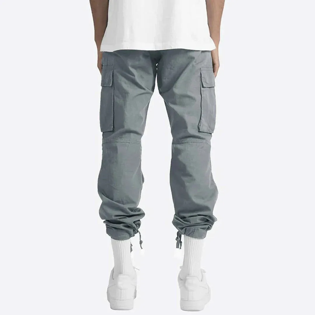Men's Cargo Trousers  Loose Fit  Multi-Pocket  Outdoor & Fitness  Multiple Colours