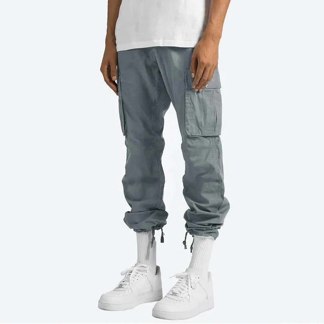 Men's Cargo Trousers  Loose Fit  Multi-Pocket  Outdoor & Fitness  Multiple Colours