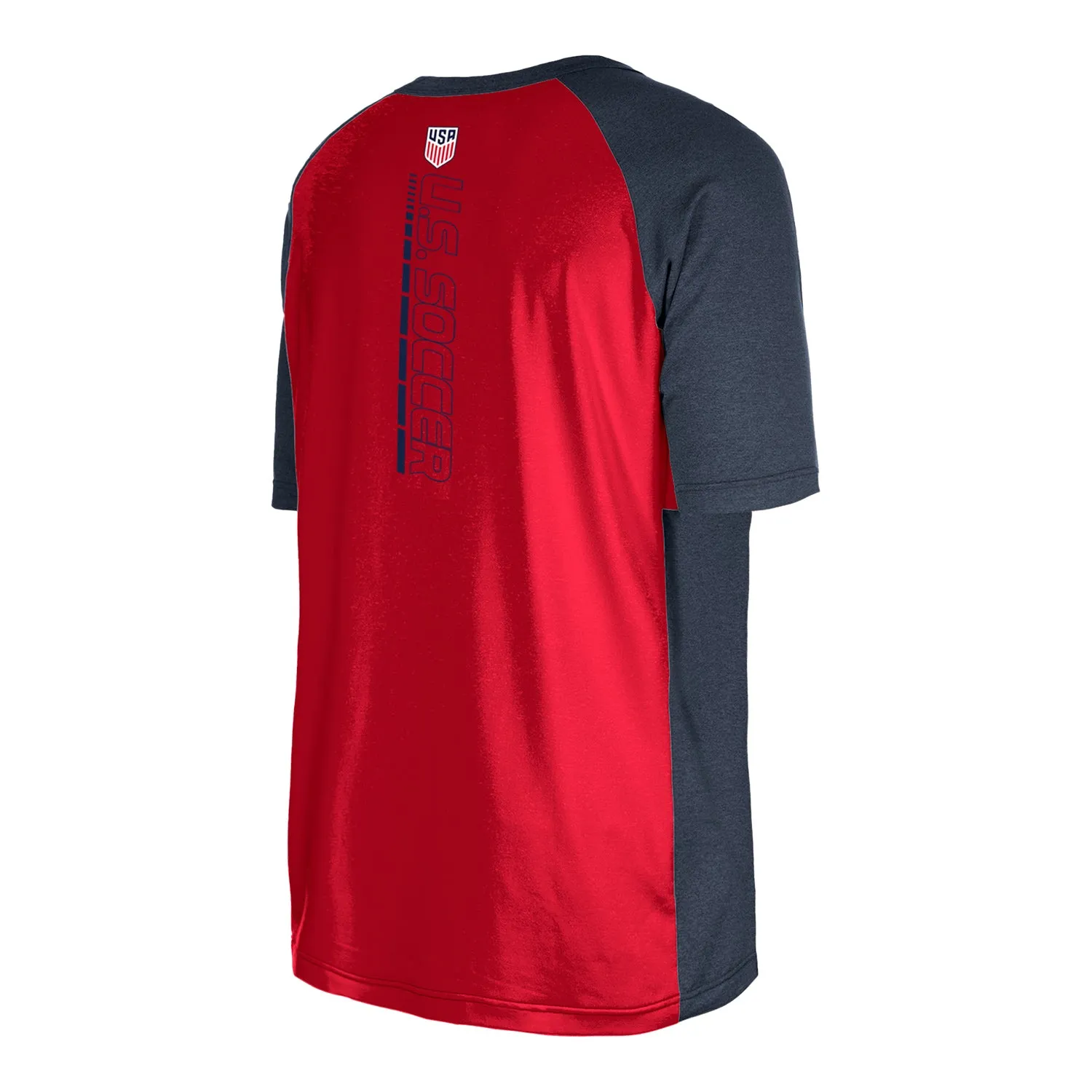 Men's New Era USMNT Brushed Heather Navy Tee