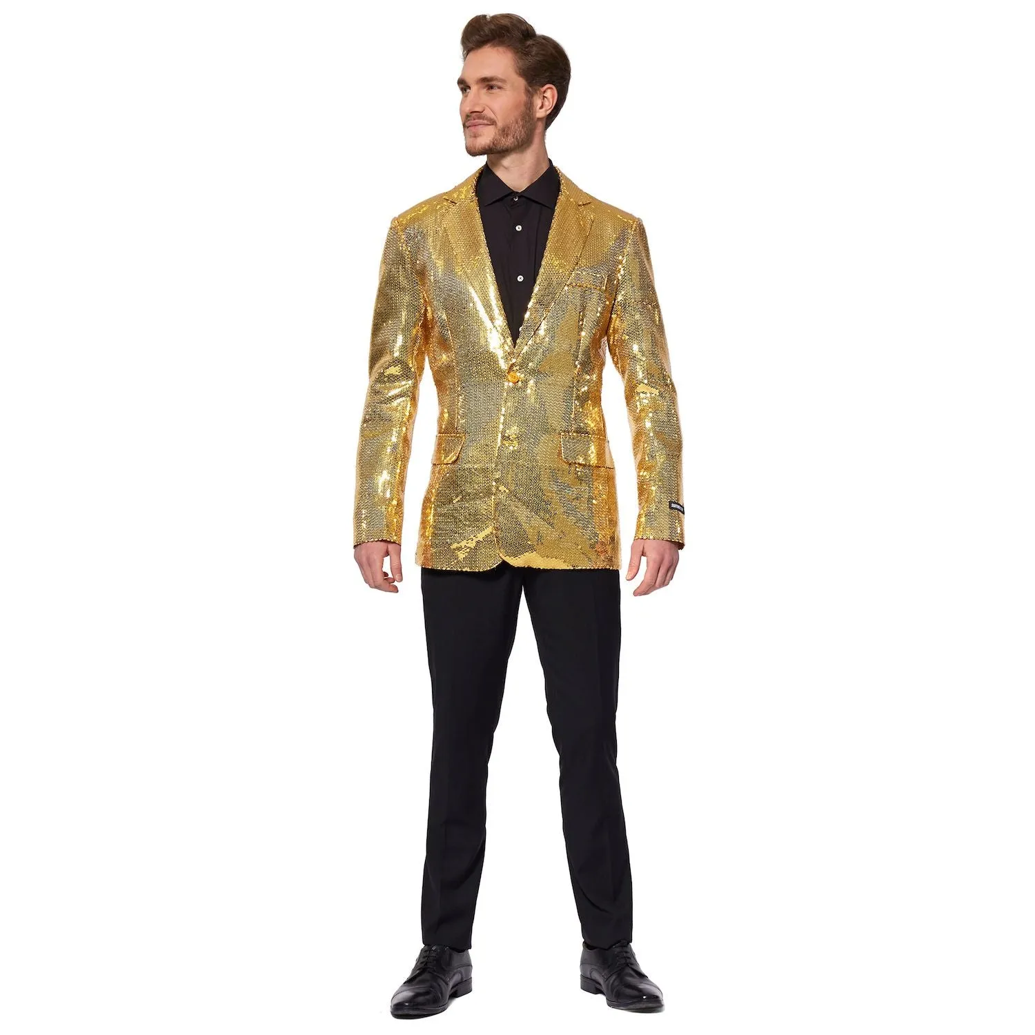 Men's Suitmeister Gold Sequin Jacket from OppoSuits