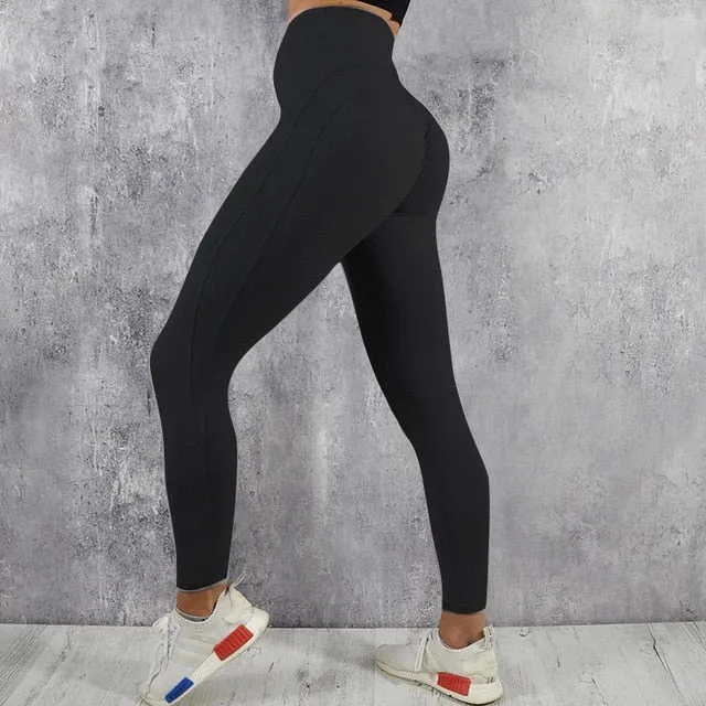 NORMOV Fitness Push Up Leggings Women