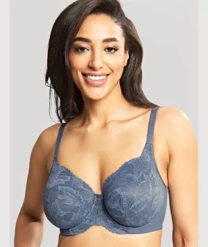 Panache Radiance Full Coverage Underwire Bra - Steel Blue