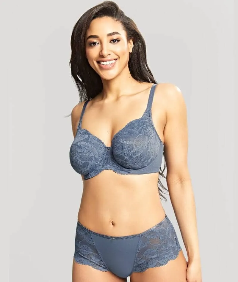 Panache Radiance Full Coverage Underwire Bra - Steel Blue