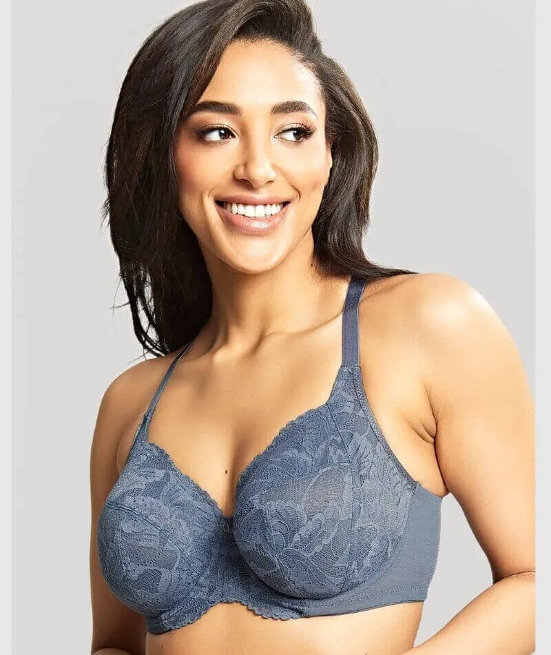 Panache Radiance Full Coverage Underwire Bra - Steel Blue