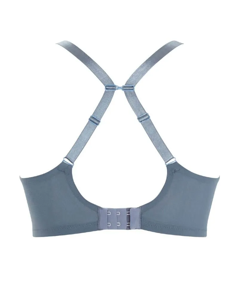 Panache Radiance Full Coverage Underwire Bra - Steel Blue
