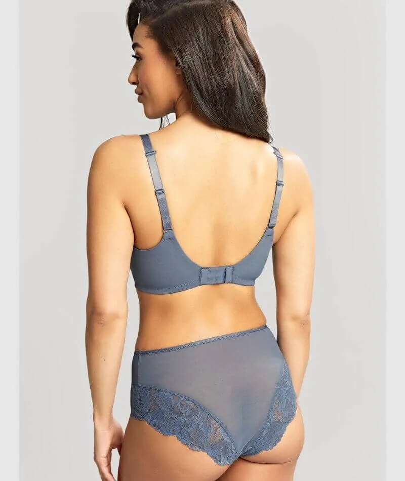 Panache Radiance Full Coverage Underwire Bra - Steel Blue