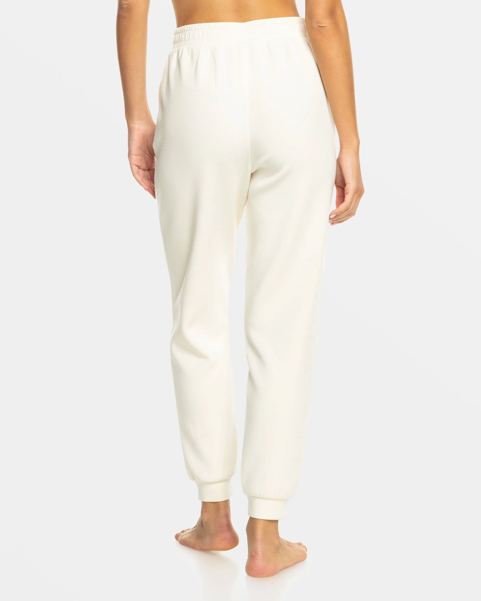 Rise & Vibe Sweet Elastic Waist Pants - Buttercream