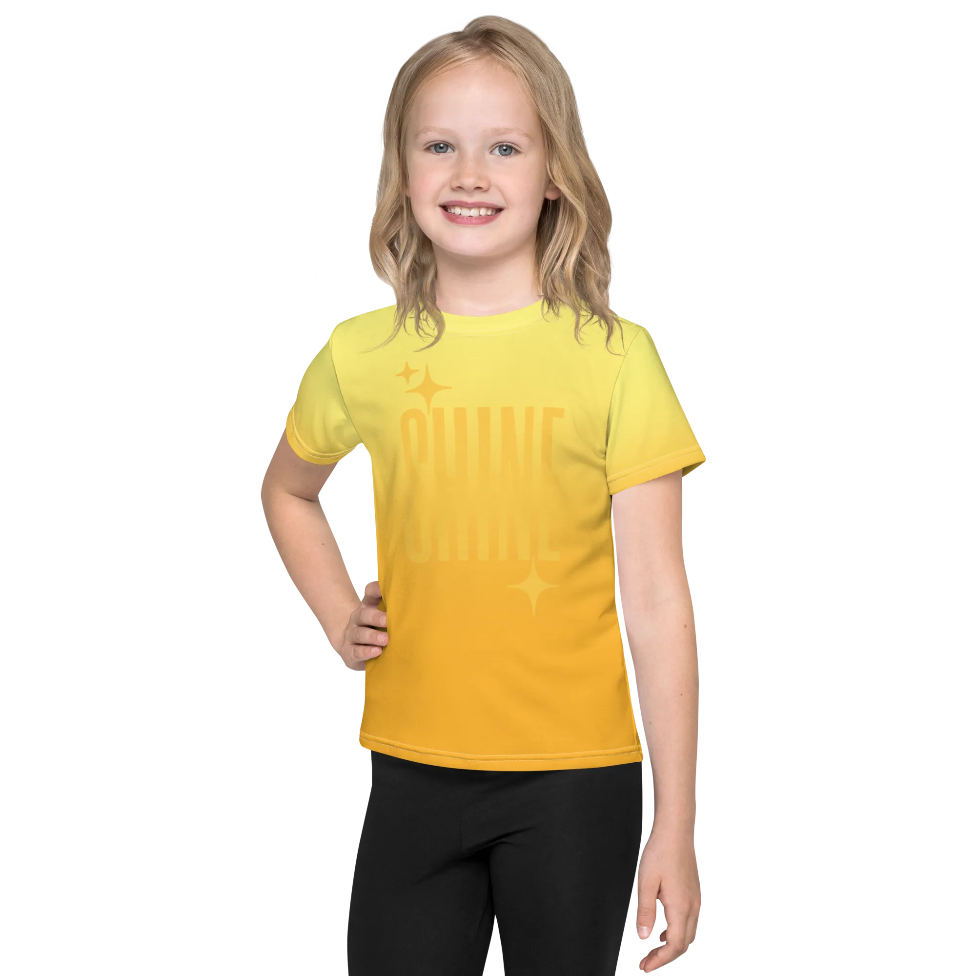Shine Ghost Text Tee (Kids 2T-7)