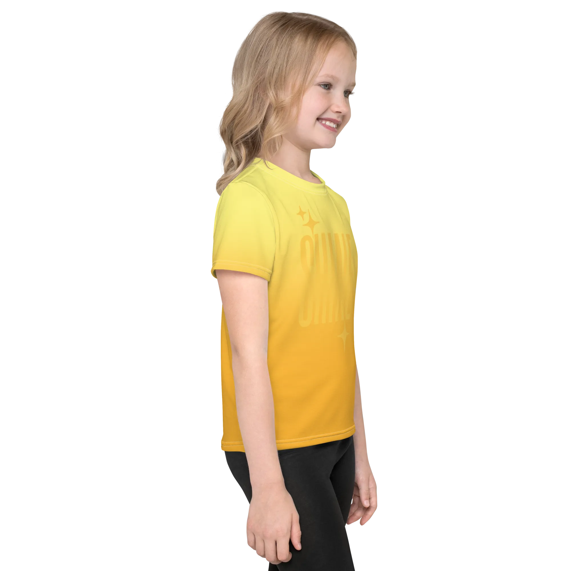 Shine Ghost Text Tee (Kids 2T-7)