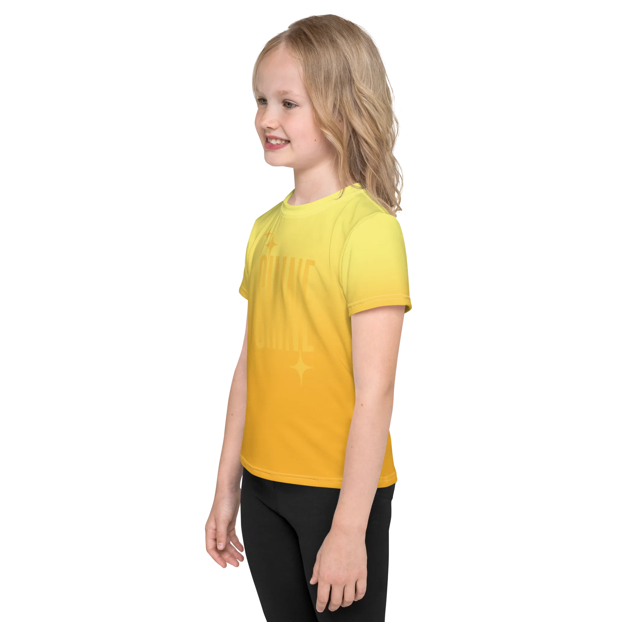 Shine Ghost Text Tee (Kids 2T-7)